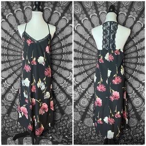 floral slip dress